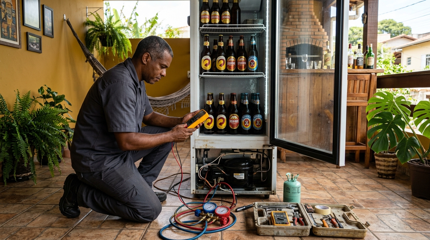 Conserto de placa eletrônica de cervejeira em Viamão‑RS